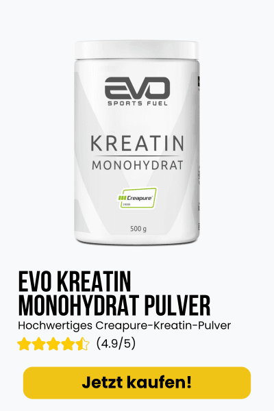 EVO Kreatin monohydrat Pulver 500g