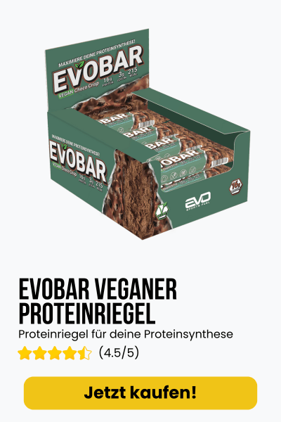 EVOBAR Veganer Proteinriegel 23g protein pro jeder riegel